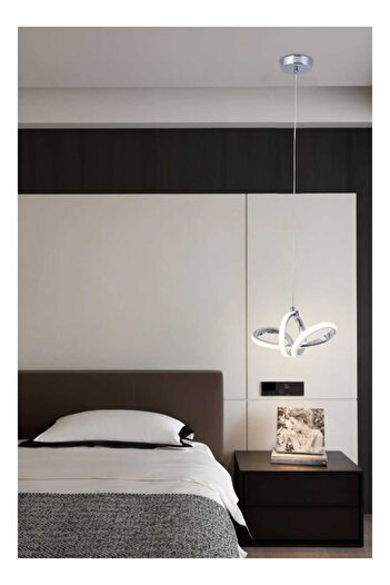 best power Modern LED 24W Pendant Light 6546-1 – 3 Lighting Modes, Adjustable Height (130cm)