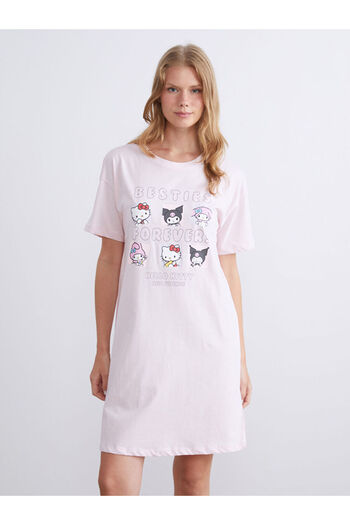 LC Waikiki Sparkling Selections from Shining Store |   Crew Neck Printed Women's Nightgown