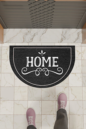 Dormot Modern Digital Mat Black Home Mat - Front Door Mat