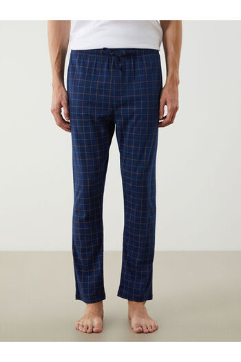 LC Waikiki Brown Standard Plaid Men's Pajama Bottom