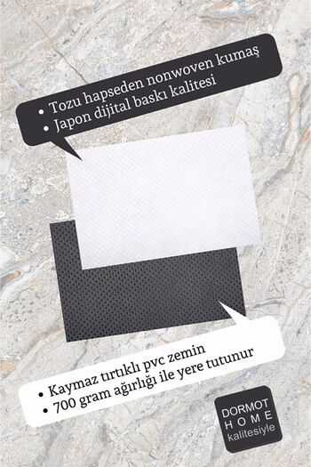 Dormot Modern Reqemsal Diameter - Bakı Mat 70x45 cm - Mat opposite Azerbaijan Gate