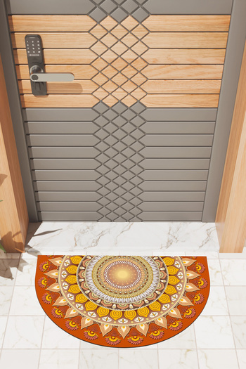 Dormot Modern Digital Doormat Colorful Mandala Pattern Mat - Front Door Mat