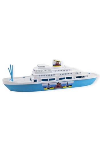 agishop Transatlantic Cruise Ship 45 cm - Blue
