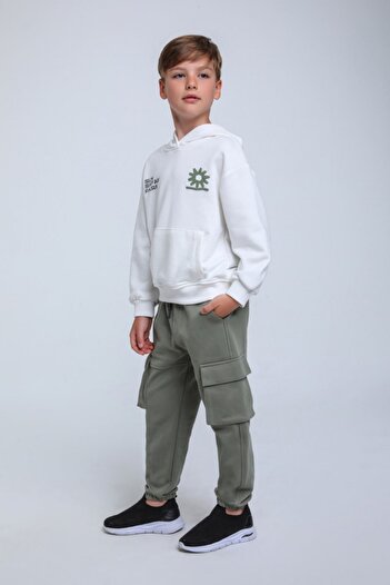 HAUSEkids 5-14 Years Safari Park Boy's Suit-Ecru
