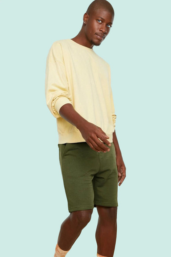 PayBuy Men's Fashion Short Size Relaxed Shorts Solid Pattern Comfortable Daily Use Weekend Summer Shorts