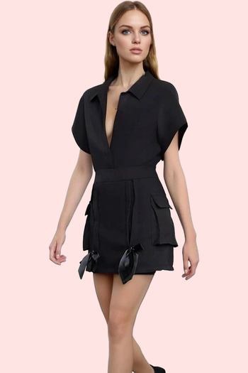 PayBuy Women's Fashion Shorts Skirt Bow Detail High Waist Woven Short Casual Weekend Summer Shorts