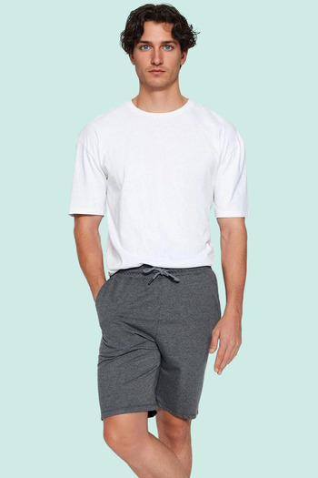 PayBuy Moda bărbați Lungime scurtă Pantaloni scurți relaxați Model simplu Confortabil Utilizare zilnică Pantaloni scurți de vară de weekend