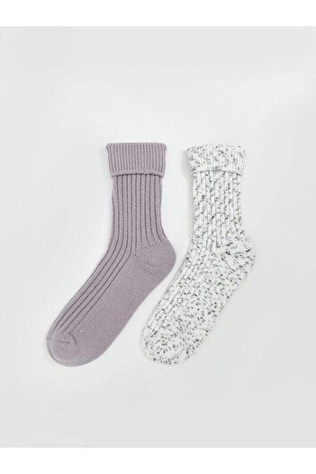 LC Waikiki LCW Дамски чорапи с шарки, 2 чифта (W5)