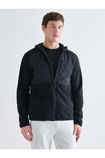LC Waikiki Ανδρικό φούτερ με φερμουάρ XSIDE με κουκούλα Fleece (W5)