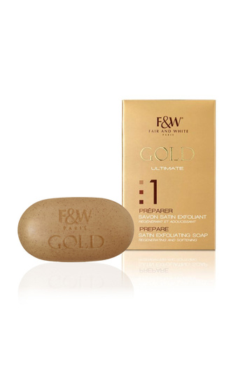Fair and White Gold Satin Exfoliating Soap