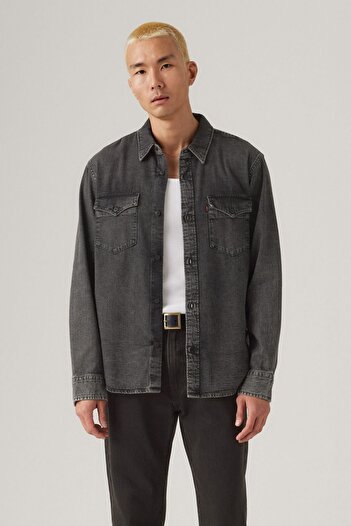 Levi's Relaxed Fit Western Night Shadow Black W Men's Shirt