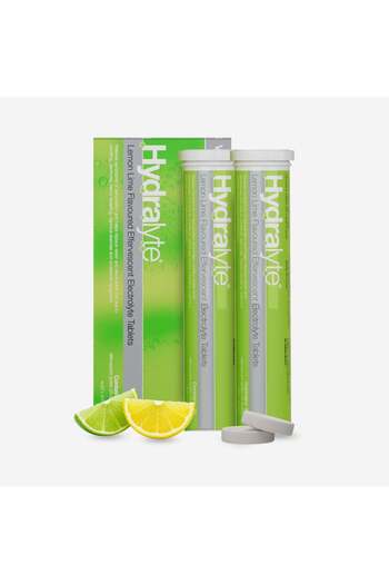 HYDRALYTE Effervescent Electrolyte Tablets - Lemon Lime (40 tablets)