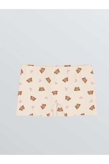 LC Waikiki LCW Bear Teddy Printed Girl's Boxer 3-pack (W5)