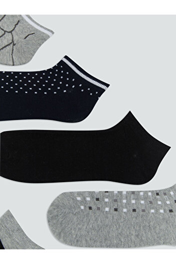 LC Waikiki Create Your Style from Uzg Store |   Patterned Men's Booties Socks 7 Pack