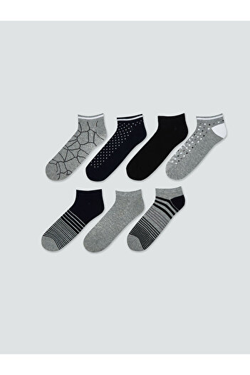 LC Waikiki Create Your Style from Uzg Store |   Patterned Men's Booties Socks 7 Pack