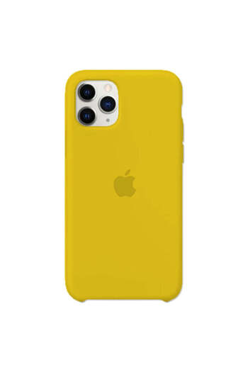 Apple Husa Silicon pentru iPhone 11 Pro Max, Canary Yellow
