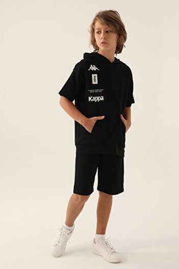 Kappa Licensed Boys' T-Shirt for Ages 5-16-Black
