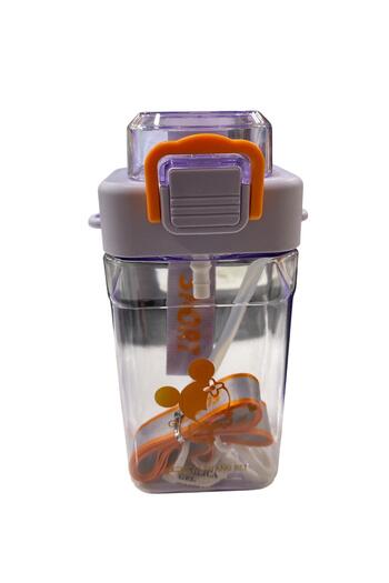 tüftürük Water Bottle with Strap and Straw 500 ml