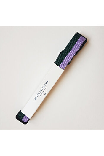 HAY S/M pet collar green - lavender,