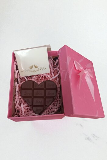 hediye Heart Chocolate Scented Notepad (Premium, in Gift Box, Notes Can Be Written)