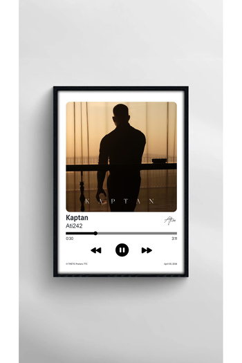 Thetic Ati242 - Captain Single Collection Premium Spotify Poster - Song Poster!