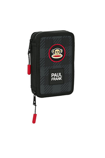 PAUL FRANK School Case with Accessories Paul Frank Campers Black 12.5 x 19.5 x 4 cm (28 Pieces)