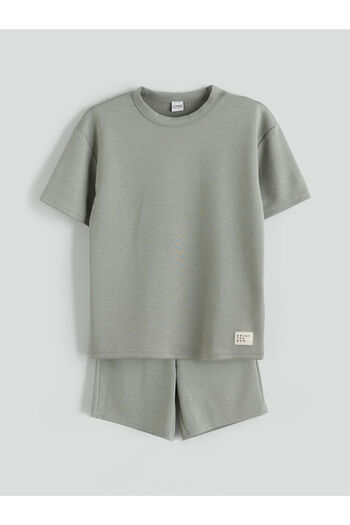 LC Waikiki Timeless Recommendations from Timeless Store |   Basic Boys' T-Shirt and Shorts 2-Pack