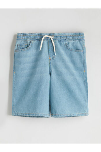 LC Waikiki Elastic Waist Boy Jean Shorts