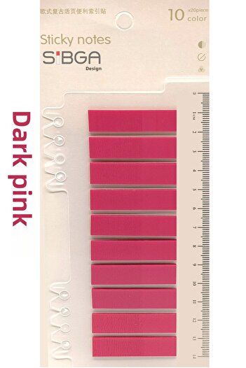 sibga tasarım Transparent Dark Pink Color Postit Post-It Post It. Bookmark Bookmark Postit Sticker Note Paper