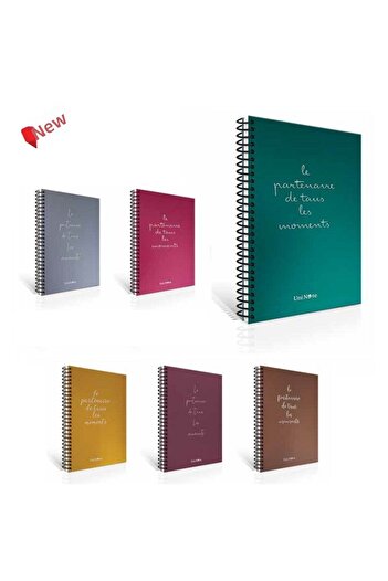 ÇINAR DEFTER Çınar Hardcover Spiral Notebook Moments 120 Yp 17X24 Checkered 120/4 55115 1 Notebook