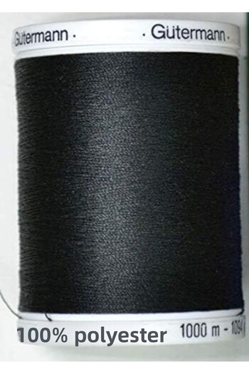 STOREMAX Tknszrshop Enthältl Gewinde, Polyester, Schwarz, 1000 m Newest 1127289
