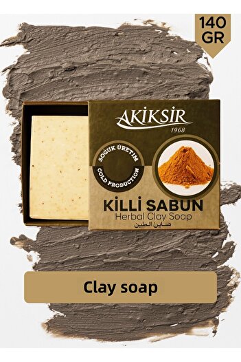 Akiksir Natural Clay Soap 140Gr