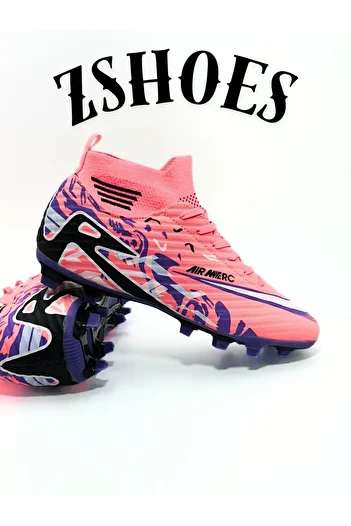 ZSHOES Unisex Astroturf Turf Football Boots with Tpu Sole Premium Socks (New Model)