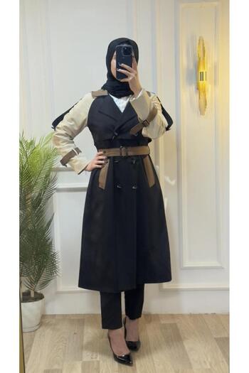 Tebrikler tekstil Women's Summer Fashionable and New Trench Coat Model M9064