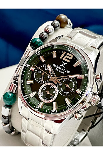 Daniel Klein Active Waterproofness Does Not Collect, Silicone Cord Men's Wristwatch Bracelet Gift