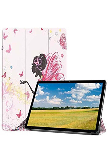 SIGLOO Husa premium slim Smart Cover Trifold pentru Lenovo Tab M11 2024 11 inci elf girl