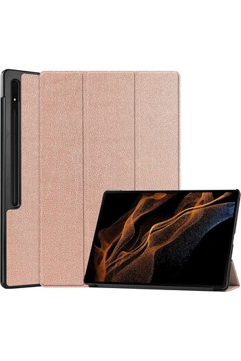 SIGLOO Husa Cover UltraLight stand sleep wake stylus Samsung Tab S10 S9 S8 Ultra 14.6 inci golden