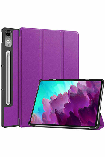 SIGLOO Ultralight stand case with sleep wake up function for Lenovo Tab P12 12.7 inches purple