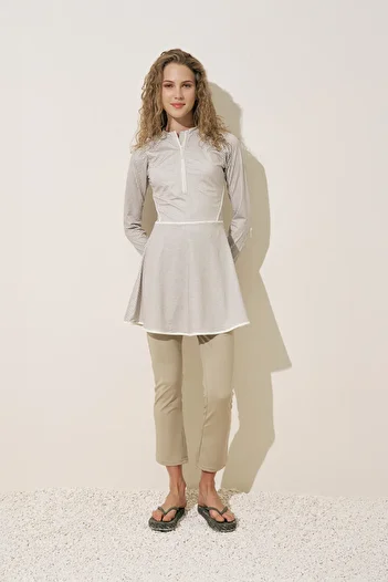 Manuka Biye Detailled Tesetture Dress Pöti̇kare