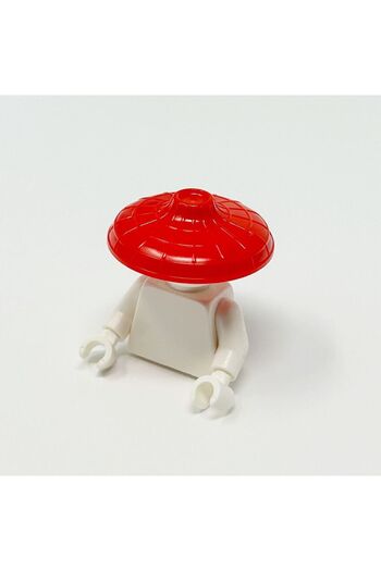 LEGO Original Accessory Custom Moc Minifigure Minifigure Ninjago Red Conical Asian Hat