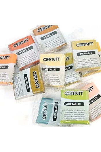 Cernit Metallic Polymer Clay 56Gr Pink Gold 052
