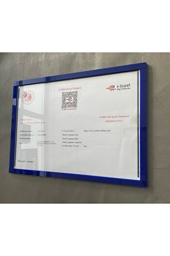 Yönline Navy Blue Certificate&Diploma Frame