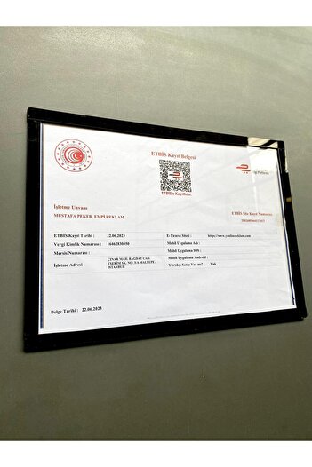 Yönline Black A4 Decorative Frame Easy to Use Document & Certificate & Diploma Frame
