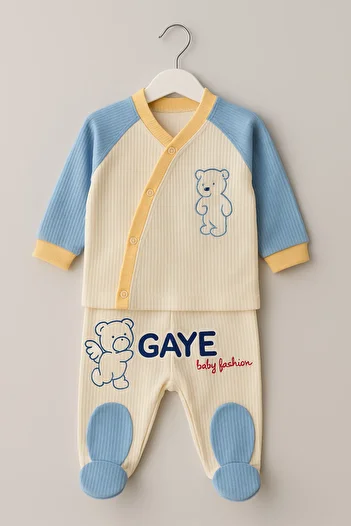 Gaye Snapback Beret Baby Jumpsuit Soft Comfortable