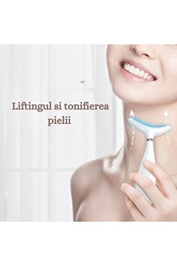 OEM Anti-wrinkle facial lifting device, neck toning and massage, eliminates goiter and wrinkles, trichromatic EMS
