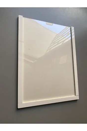 Yönline A4 White Certificate Frame Self Adhesive Foil 24X31 cm Stylish Wall Door Type Corporate