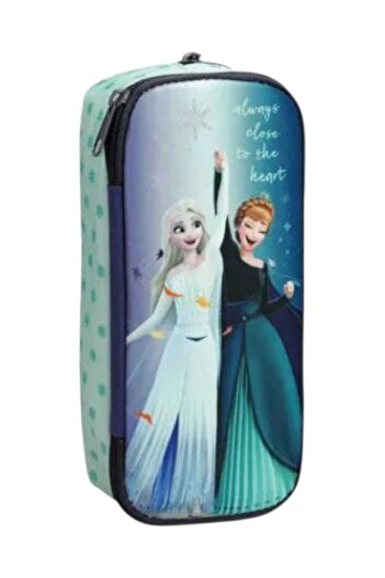 Frozen Disney Frozen Pencil Case, 2 Compartments, Official License, 26 x 6 x 10 cm, Purple
