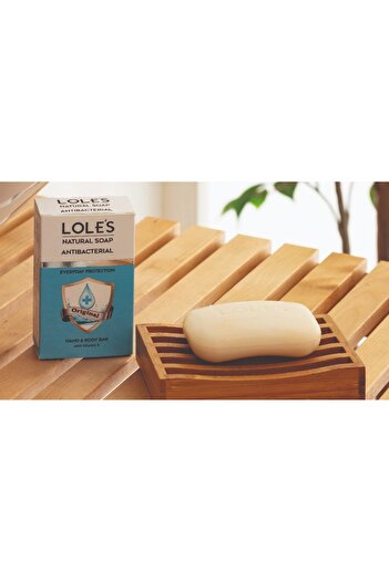 Lole's Antibacterial Hand & Body Original Soap with Vitamin E, Pack of 3 x 100g