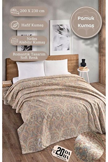 MODALİN Double Printed Pique Bedspread Daisy 200X230 cm