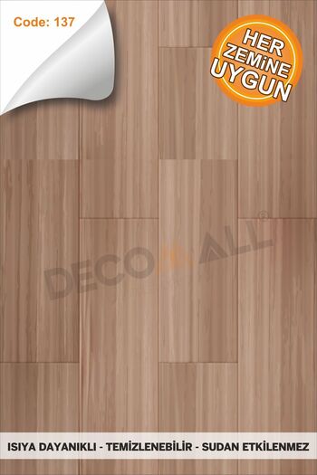 DECOMALL Suya Dayanıklı 100 x 100cm Mutfak Banyo Zemin Mermer Mobilya Fayans Yapışkanlı Folyo Kaplama Code137